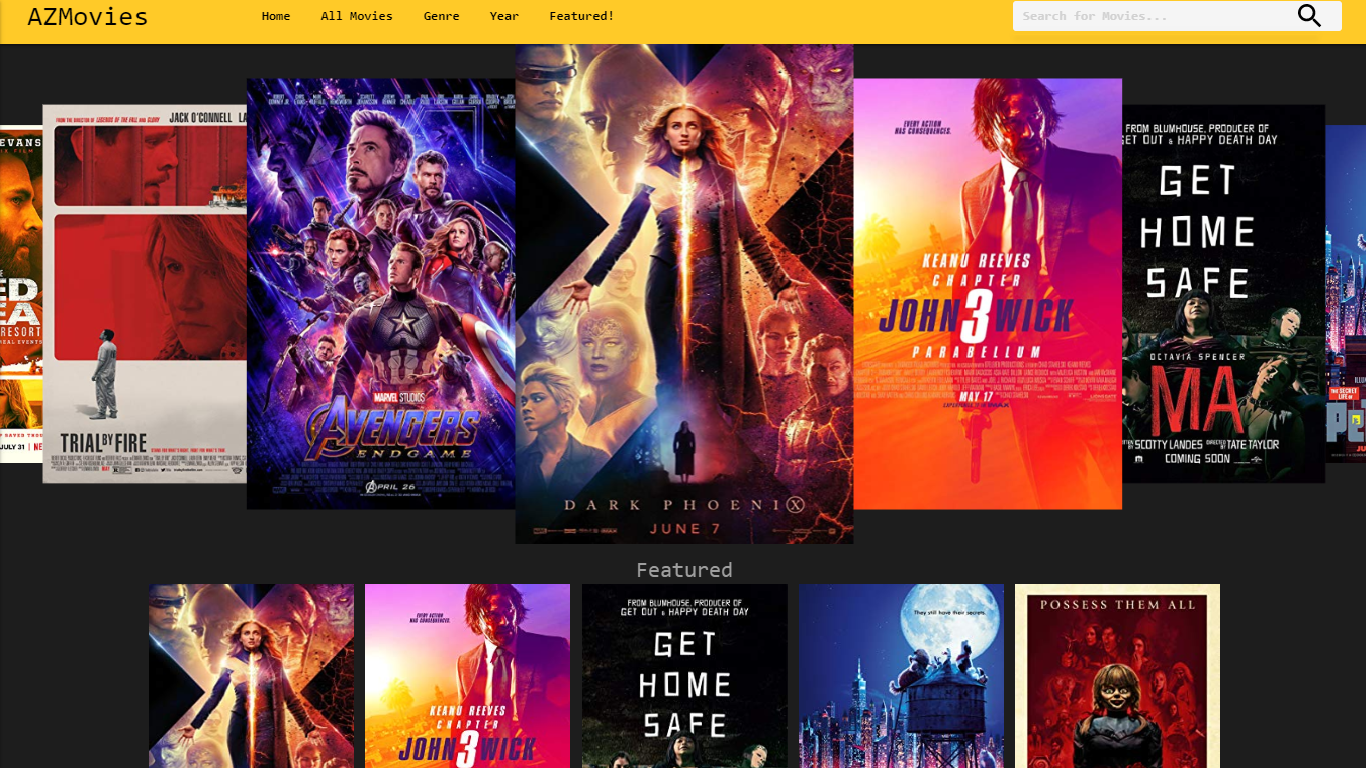 Trending movies and TV shows available on AZmovies